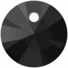 Swarovski Pendants Xilion Round (6428) Jet(Swarovski 6428 Pendants Xilion Round Jet)