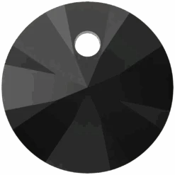 Swarovski Pendants Xilion Round (6428) Jet(Swarovski 6428 Pendants Xilion Round Jet)