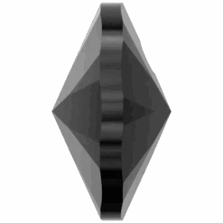 Swarovski Pendants Xilion Round (6428) Jet(Swarovski 6428 Pendants Xilion Round Jet) -BlueStreak Crystal Shop Serinity Pendants Round Cut 6428 Jet 3