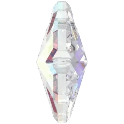 Serinity Pendants Snowflake (6704) Crystal AB(Serinity 6704 Pendants Snowflake Crystal Ab) -BlueStreak Crystal Shop Serinity Pendants Snowflake 6704 Crystal AB 3