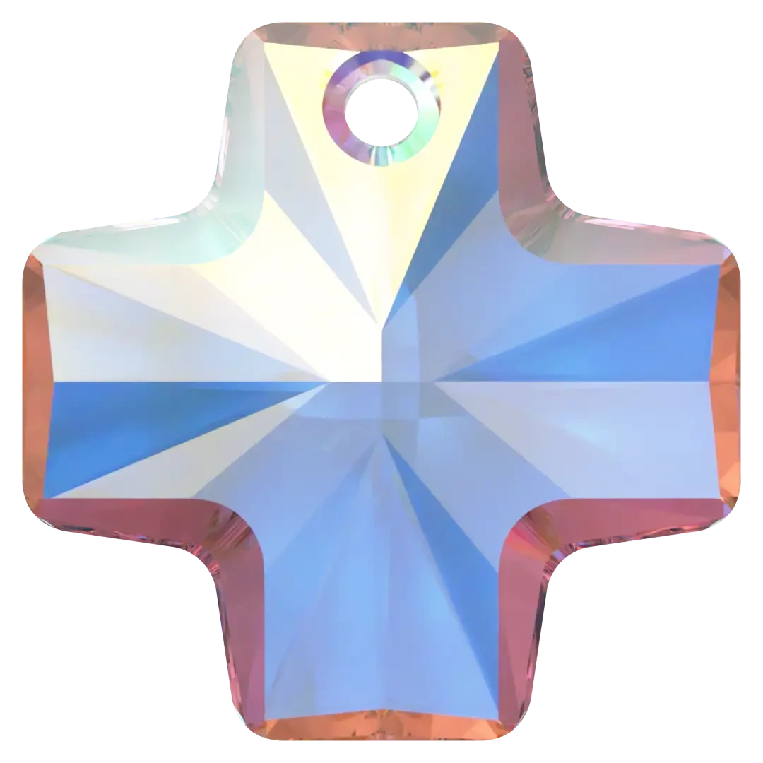 Swarovski Pendants Square Cross (6866) Crystal AB(Swarovski 6866 Pendants Square Cross Crystal Ab) 3 Swarovski Pendants Square Cross (6866) Crystal AB(Swarovski 6866 Pendants Square Cross Crystal Ab)