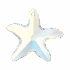 Swarovski Pendants Starfish (6721) Crystal AB(Swarovski 6721 Pendants Starfish Crystal Ab)