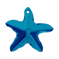 Swarovski Pendants Starfish (6721) Crystal Bermuda Blue P(Swarovski 6721 Pendants Starfish Crystal Bermuda Blue P)
