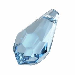 Serinity Pendants Teardrop (6000) Aquamarine(Serinity 6000 Pendants Teardrop Aquamarine) -BlueStreak Crystal Shop Serinity Pendants Teardrop 6000 Aquamarine 2 1