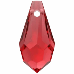 Swarovski Pendants Teardrop (6000) Light Siam(Swarovski 6000 Pendants Teardrop Light Siam) -BlueStreak Crystal Shop Serinity Pendants Teardrop 6000 Light Siam 3 1