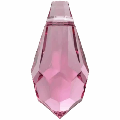 Swarovski Pendants Teardrop (6000) Rose(Swarovski 6000 Pendants Teardrop Rose)