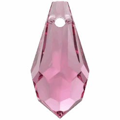 Swarovski Pendants Teardrop (6000) Rose(Swarovski 6000 Pendants Teardrop Rose) -BlueStreak Crystal Shop Serinity Pendants Teardrop 6000 Rose 3