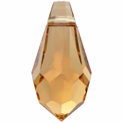 Swarovski Pendants Teardrop (6000) Topaz(Swarovski 6000 Pendants Teardrop Topaz)
