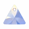 Swarovski Pendants Xilion Triangle (6628) Crystal AB(Swarovski 6628 Pendants Xilion Triangle Crystal Ab)