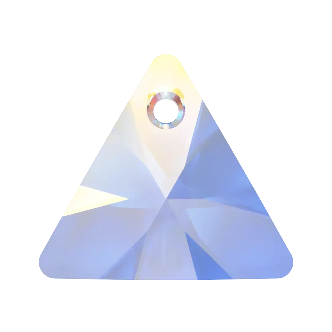 Swarovski Pendants Xilion Triangle (6628) Crystal AB(Swarovski 6628 Pendants Xilion Triangle Crystal Ab) 3 Swarovski Pendants Xilion Triangle (6628) Crystal AB(Swarovski 6628 Pendants Xilion Triangle Crystal Ab)