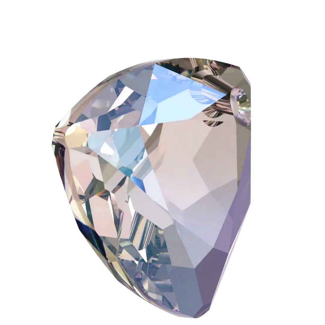 Swarovski Pendants Trilliant Cut (6434) Crystal Shimmer(Swarovski 6434 Pendants Trilliant Cut Crystal Shimmer) 4 Swarovski Pendants Trilliant Cut (6434) Crystal Shimmer(Swarovski 6434 Pendants Trilliant Cut Crystal Shimmer) - Image 2