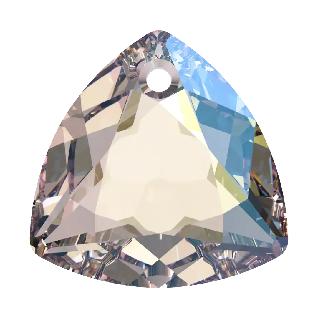 Swarovski Pendants Trilliant Cut (6434) Crystal Shimmer(Swarovski 6434 Pendants Trilliant Cut Crystal Shimmer) 3 Swarovski Pendants Trilliant Cut (6434) Crystal Shimmer(Swarovski 6434 Pendants Trilliant Cut Crystal Shimmer)