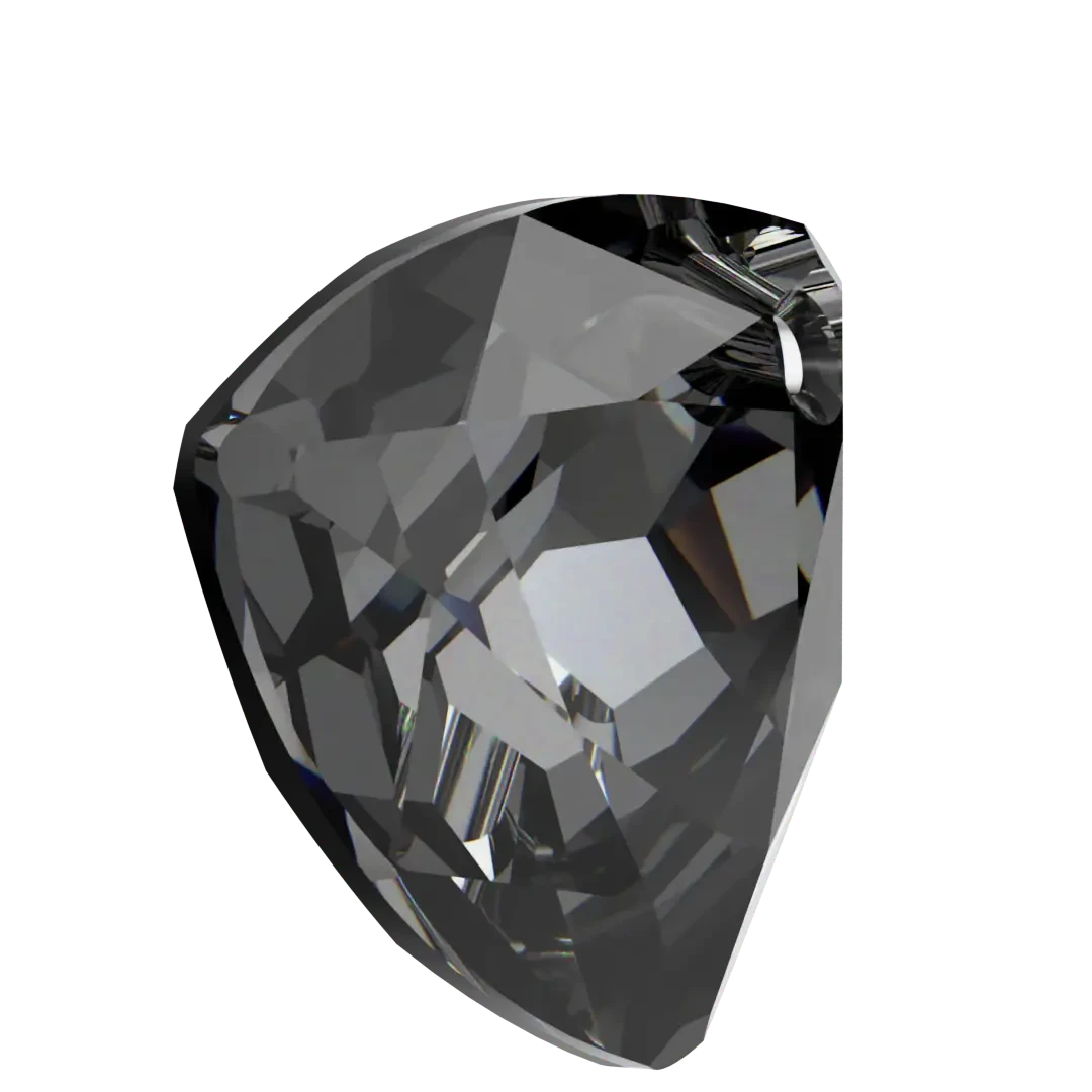 Swarovski Pendants Trilliant Cut (6434) Crystal Silver Night(Swarovski 6434 Pendants Trilliant Cut Crystal Silver Night) 4 Swarovski Pendants Trilliant Cut (6434) Crystal Silver Night(Swarovski 6434 Pendants Trilliant Cut Crystal Silver Night) - Image 2