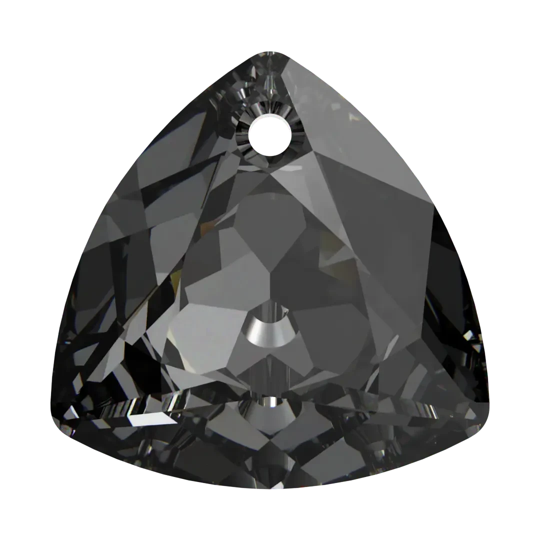 Swarovski Pendants Trilliant Cut (6434) Crystal Silver Night(Swarovski 6434 Pendants Trilliant Cut Crystal Silver Night) 3 Swarovski Pendants Trilliant Cut (6434) Crystal Silver Night(Swarovski 6434 Pendants Trilliant Cut Crystal Silver Night)