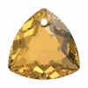Swarovski Pendants Trilliant Cut (6434) Golden Topaz(Swarovski 6434 Pendants Trilliant Cut Golden Topaz) -BlueStreak Crystal Shop Serinity Pendants Trilliant Cut 6434 Golden Topaz