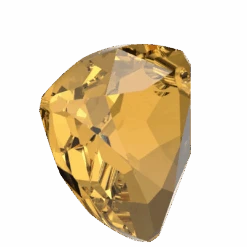 Swarovski Pendants Trilliant Cut (6434) Golden Topaz(Swarovski 6434 Pendants Trilliant Cut Golden Topaz) -BlueStreak Crystal Shop Serinity Pendants Trilliant Cut 6434 Golden Topaz 2