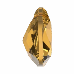 Swarovski Pendants Trilliant Cut (6434) Golden Topaz(Swarovski 6434 Pendants Trilliant Cut Golden Topaz) -BlueStreak Crystal Shop Serinity Pendants Trilliant Cut 6434 Golden Topaz 3
