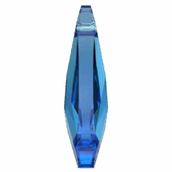 Serinity Pendants Wing (6690) Capri Blue(Serinity 6690 Pendants Wing Capri Blue) -BlueStreak Crystal Shop Serinity Pendants Wing 6690 Capri Blue 3