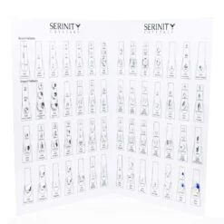 Serinity Rhinestones Nail Art Chart(Serinity Nail Chart Of Flatback Crystals)