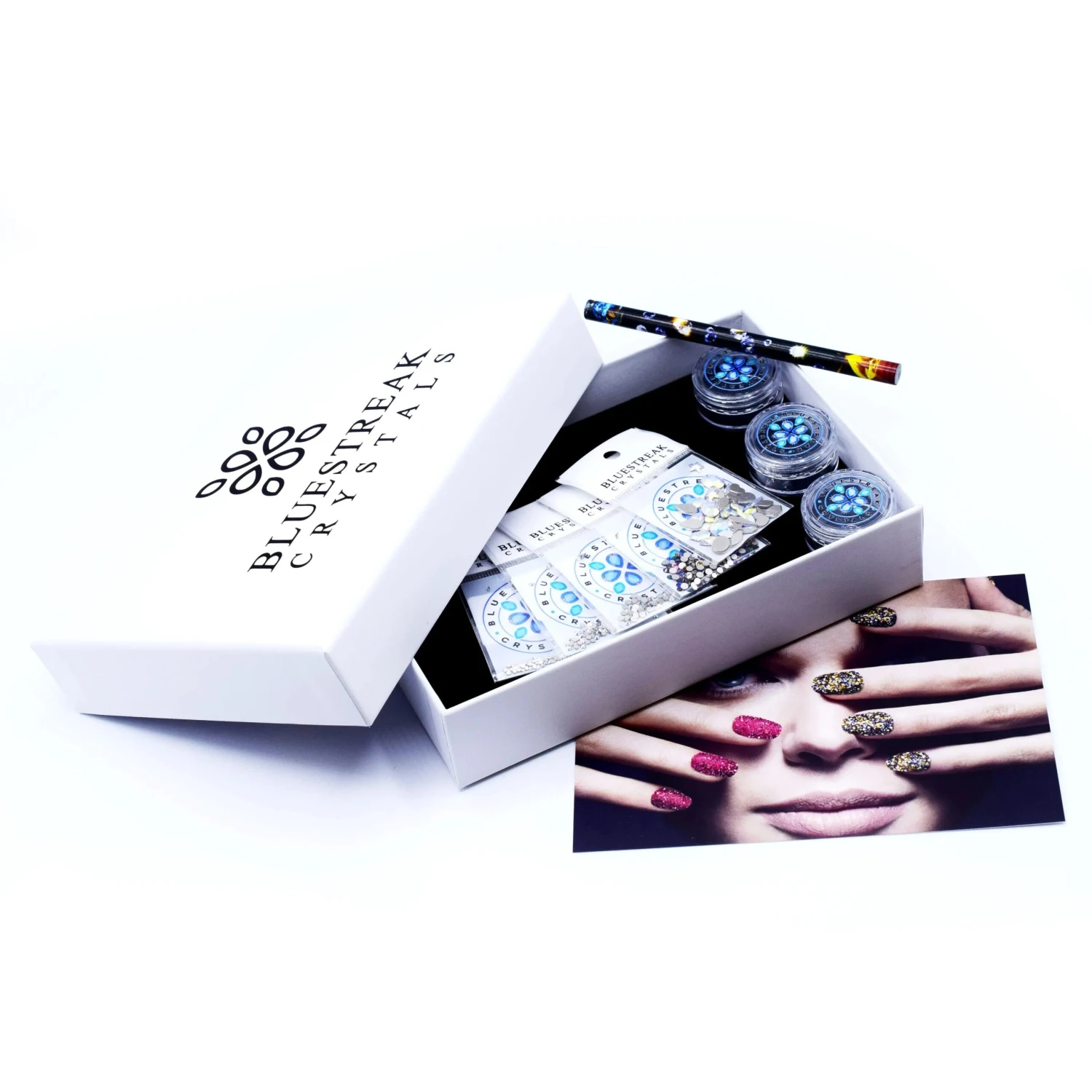 Serinity Rhinestones Starter Nail Art Kit(Serinity Flat Back Rhinestones Non Hotfix Nail Art Starter Crystal Ab) 3 Serinity Rhinestones Starter Nail Art Kit(Serinity Flat Back Rhinestones Non Hotfix Nail Art Starter Crystal Ab)