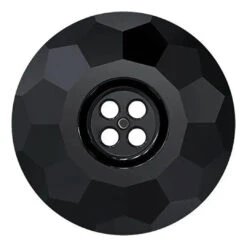 Swarovski Sew On Crystals Classic Button 4 Holes (3008) Jet UNFOILED(Swarovski Sew On Crystals Classic Button 4 Holes 3008 Jet Unfoiled)