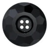Serinity Sew On Crystals Classic Button 4 Holes (3008) Jet UNFOILED(Serinity Sew On Crystals Classic Button 4 Holes 3008 Jet Unfoiled) -BlueStreak Crystal Shop Serinity Sew On Crystals Classic Button 4 Holes 3008 Jet UNFOILED