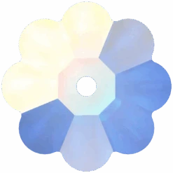 Swarovski Sew On Crystals Daisy Spacer (3700) Crystal AB UNFOILED(Swarovski 3700 Sew On Crystals Daisy Spacer Crystal Ab)