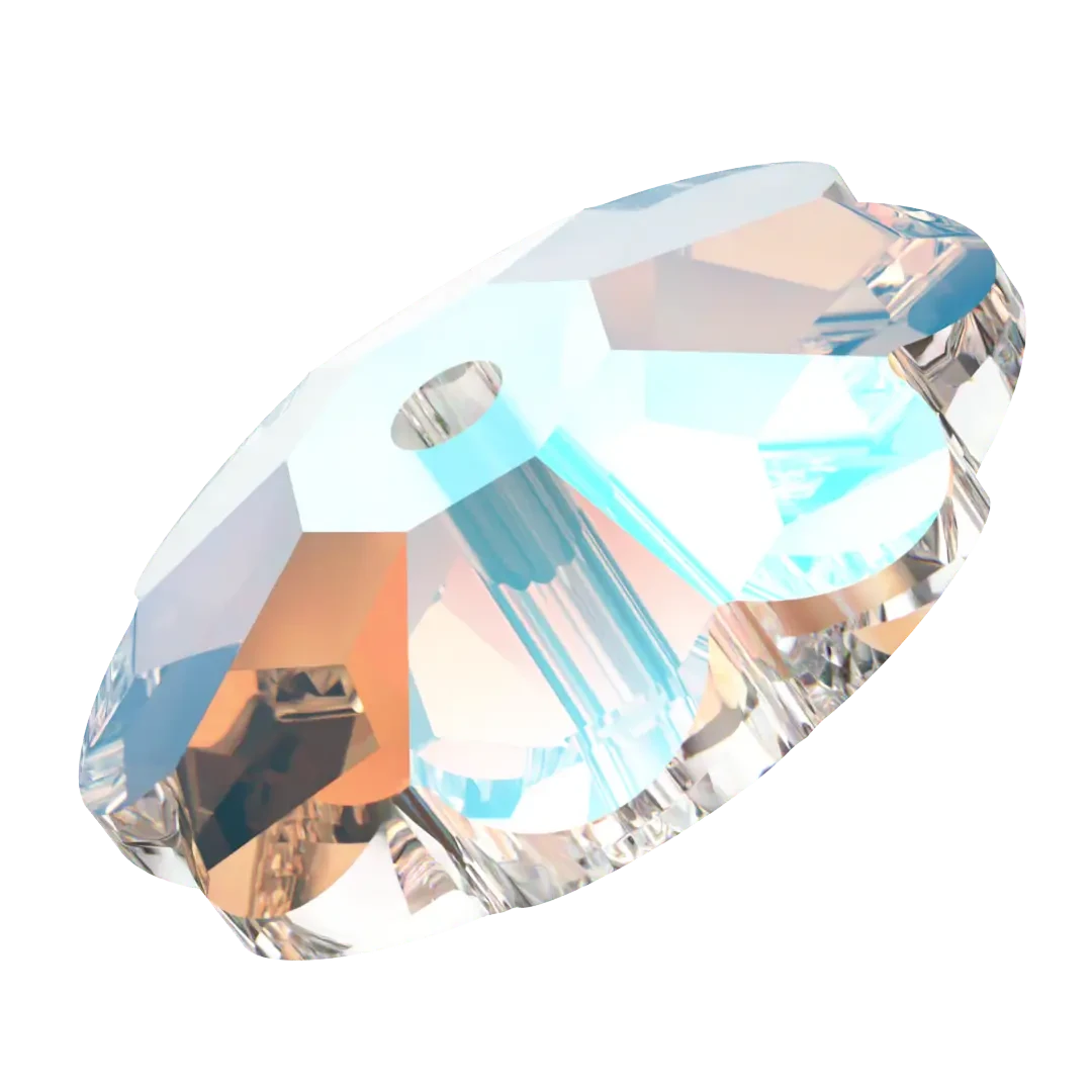 Swarovski Sew On Crystals Daisy Spacer (3700) Crystal Shimmer UNFOILED(Swarovski Sew On Crystals Daisy Spacer 3700 Crystal Shimmer Unfoiled) 4 Swarovski Sew On Crystals Daisy Spacer (3700) Crystal Shimmer UNFOILED(Swarovski Sew On Crystals Daisy Spacer 3700 Crystal Shimmer Unfoiled) - Image 2