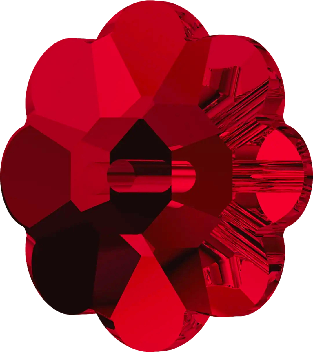 Swarovski Sew On Crystals Daisy Spacer (3700) Light Siam UNFOILED(Swarovski Sew On Crystals Daisy Spacer 3700 Light Siam Unfoiled) 4 Swarovski Sew On Crystals Daisy Spacer (3700) Light Siam UNFOILED(Swarovski Sew On Crystals Daisy Spacer 3700 Light Siam Unfoiled) - Image 2