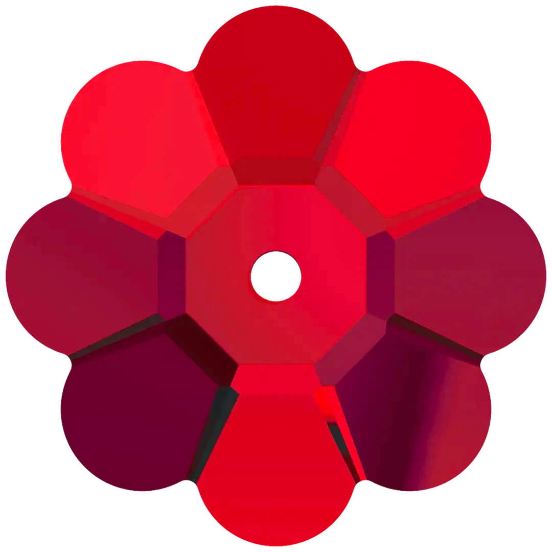 Swarovski Sew On Crystals Daisy Spacer (3700) Light Siam UNFOILED(Swarovski Sew On Crystals Daisy Spacer 3700 Light Siam Unfoiled) 3 Swarovski Sew On Crystals Daisy Spacer (3700) Light Siam UNFOILED(Swarovski Sew On Crystals Daisy Spacer 3700 Light Siam Unfoiled)