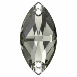 Swarovski Sew On Crystals Navette (3223) Black Diamond(Swarovski Sew On Crystals Navette 3223 Black Diamond)