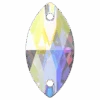 Serinity Sew On Crystals Navette (3223) Crystal AB(Serinity 3223 Sew On Crystals Navette Crystal Ab) 2 Serinity Sew On Crystals Navette (3223) Crystal AB(Serinity 3223 Sew On Crystals Navette Crystal Ab) -BlueStreak Crystal Shop Serinity Sew On Crystals Navette 3223 Crystal AB