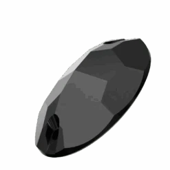 Serinity Sew On Crystals Oval (3210) Jet UNFOILED(Serinity 3210 Sew On Crystals Oval Flat Jet) -BlueStreak Crystal Shop Serinity Sew On Crystals Oval 3210 Jet UNFOILED 2