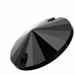 Serinity Sew On Crystals Rivoli (3200) Jet UNFOILED(Serinity 3200 Sew On Crystals Rivoli Round Jet) -BlueStreak Crystal Shop Serinity Sew On Crystals Rivoli 3200 Jet UNFOILED 2 1