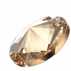 Serinity Sew On Crystals Rivoli (3200) Light Colorado Topaz(Serinity 3200 Sew On Crystals Rivoli Round Light Colorado Topaz) -BlueStreak Crystal Shop Serinity Sew On Crystals Rivoli 3200 Light Colorado Topaz 2