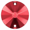 Swarovski Sew On Crystals Rivoli (3200) Scarlet(Swarovski 3200 Sew On Crystals Rivoli Round Scarlet)