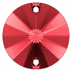 Swarovski Sew On Crystals Rivoli (3200) Scarlet(Swarovski 3200 Sew On Crystals Rivoli Round Scarlet)