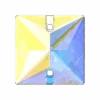 Swarovski Sew On Crystals Square (3240) Crystal AB(Swarovski 3240 Sew On Crystals Square Crystal Ab) -BlueStreak Crystal Shop Serinity Sew On Crystals Square 3240 Crystal AB 1