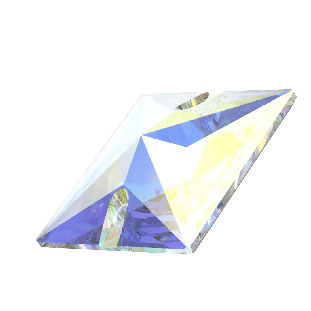 Swarovski Sew On Crystals Square (3240) Crystal AB(Swarovski 3240 Sew On Crystals Square Crystal Ab) 4 Swarovski Sew On Crystals Square (3240) Crystal AB(Swarovski 3240 Sew On Crystals Square Crystal Ab) - Image 2