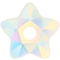 Serinity Sew On Crystals Star Flower (3754) Crystal AB(Serinity 3754 Sew On Crystals Star Flower Crystal Ab)