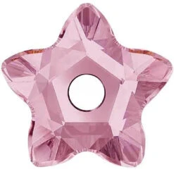 Swarovski Sew On Crystals Star Flower (3754) Light Rose(Swarovski 3754 Sew On Crystals Star Flower Light Rose)