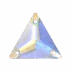 Swarovski Sew On Crystals Triangle (3270) Crystal AB(Swarovski 3270 Sew On Crystals Triangle Crystal Ab) -BlueStreak Crystal Shop Serinity Sew On Crystals Triangle 3270 Crystal AB