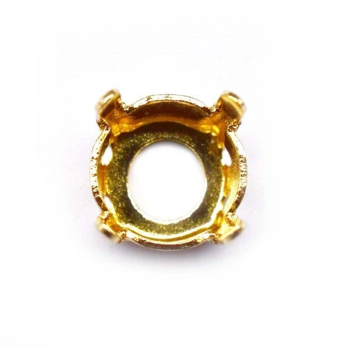 Sew-on Setting For Chaton Rivoli Stones Gold Colour(Sew On Setting For Chaton Rivoli Stones Gold Colour) 5 Sew-on Setting For Chaton Rivoli Stones Gold Colour(Sew On Setting For Chaton Rivoli Stones Gold Colour) - Image 3