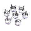 Sew-on Setting For Chaton Rivoli Stones Silver Colour(Sew On Setting For Chaton Rivoli Stones Silver Colour) -BlueStreak Crystal Shop Sew on Setting for Chaton Rivoli Stones Silver Colour