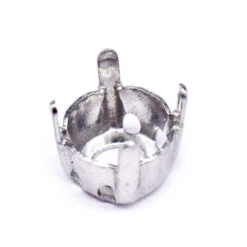 Sew-on Setting For Chaton Rivoli Stones Silver Colour(Sew On Setting For Chaton Rivoli Stones Silver Colour) 6 Sew-on Setting For Chaton Rivoli Stones Silver Colour(Sew On Setting For Chaton Rivoli Stones Silver Colour) -BlueStreak Crystal Shop Sew on Setting for Chaton Rivoli Stones Silver Colour 2