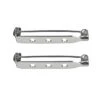 Silver Plated Bar Brooch Pins(Silver Plated Broach Pins) 2 Silver Plated Bar Brooch Pins(Silver Plated Broach Pins) -BlueStreak Crystal Shop Silver Plated Bar Brooch Pins