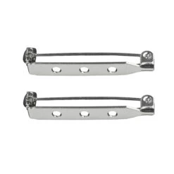 Silver Plated Bar Brooch Pins(Silver Plated Broach Pins)