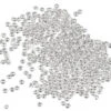 Silver Plated Crimp Beads(High Quality Silver Plated Crimps And Crimp Covers) -BlueStreak Crystal Shop Silver Plated Crimp Beads