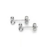 Silver Plated Post & Scroll Ear Wires(Silver Plated Post Scroll Ear Wires)
