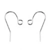 Silver Plated Shepherds Crook Ear Wires(Silver Plated Shepherds Crook Ear Wires)